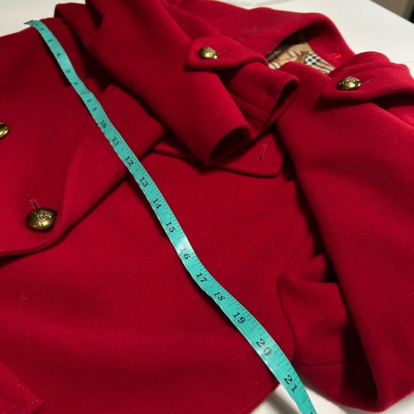 Burberrys Vintage Wool Double Breasted Coat - Picture 8 of 8
